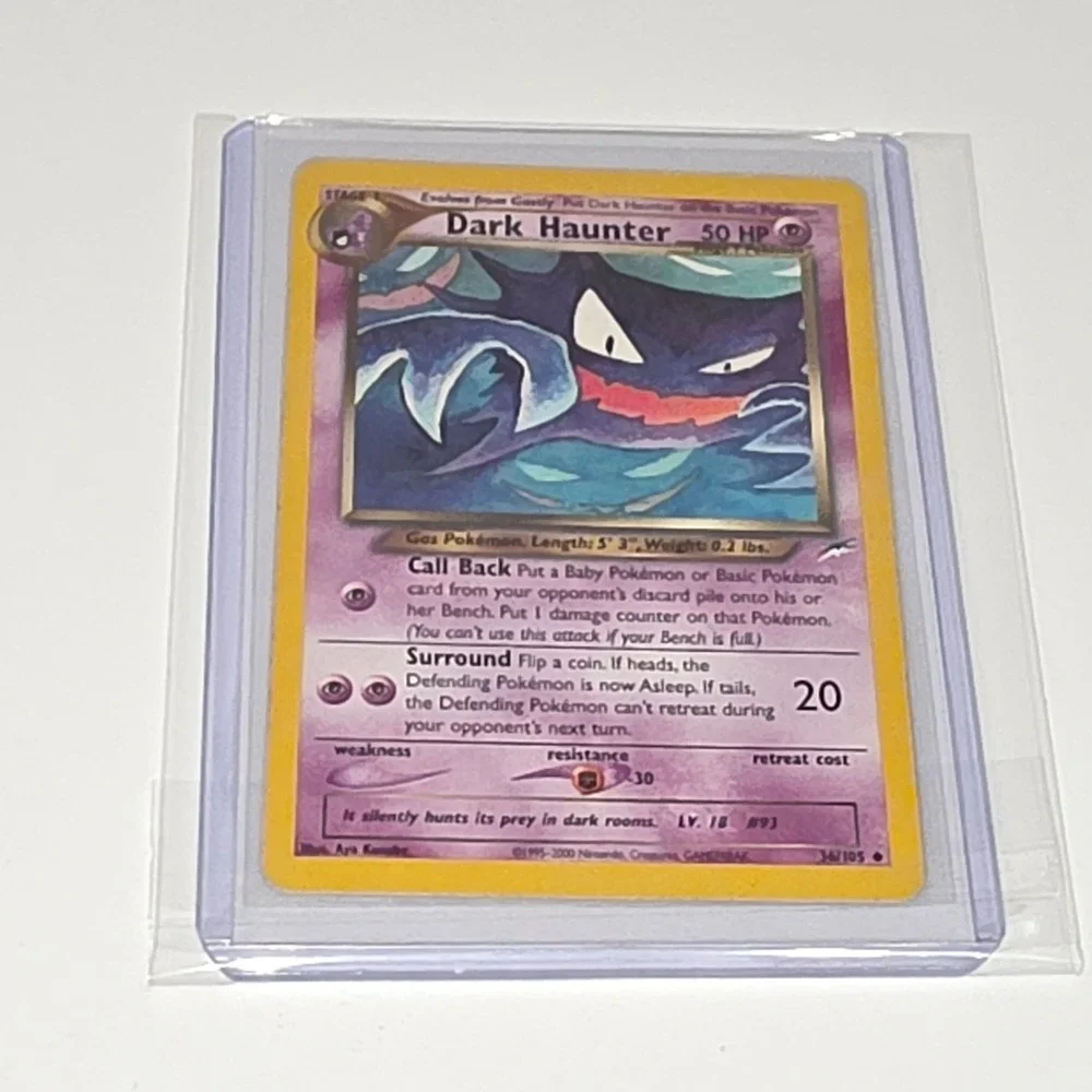 Pokemon Neo Destiny Dark Haunter 36/105 Uncommon Unlimited 2002 Vintage TCG Card